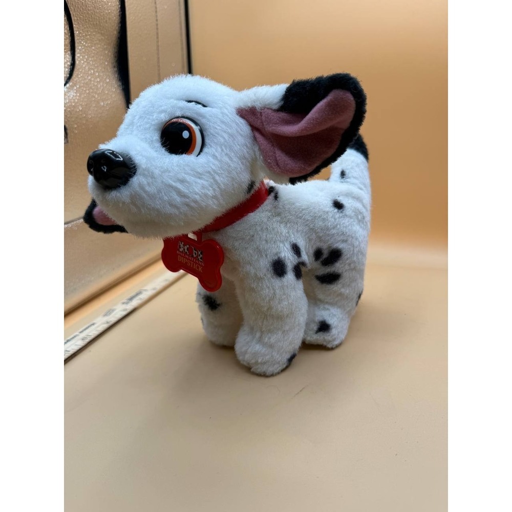 Vintage‎ Disney 101 Dalmatians DIPSTICK Plush WAGGING TAIL Puppy Dog Mattel 1996